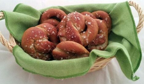 Soft Sourdough Pretzels Recipe Image